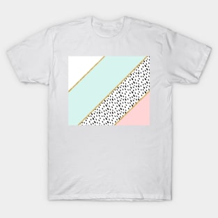 Ice cream geo split T-Shirt